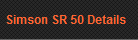 Simson SR 50 Details